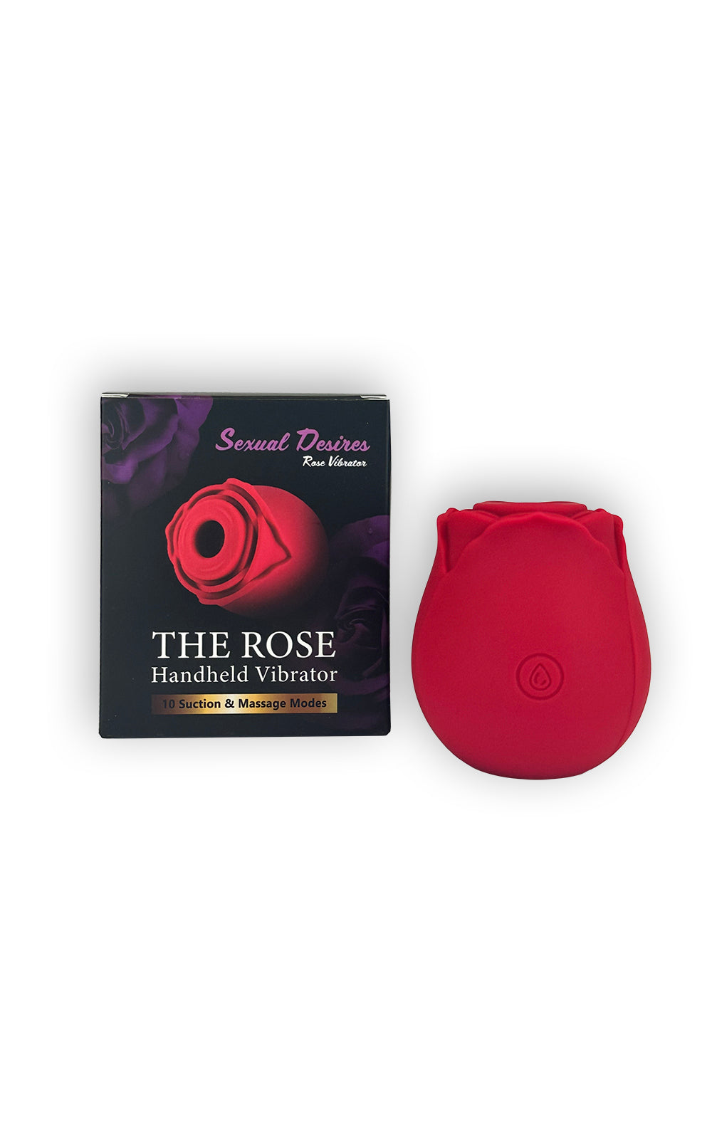 Rose Vibrator with Suction (10 Functions)